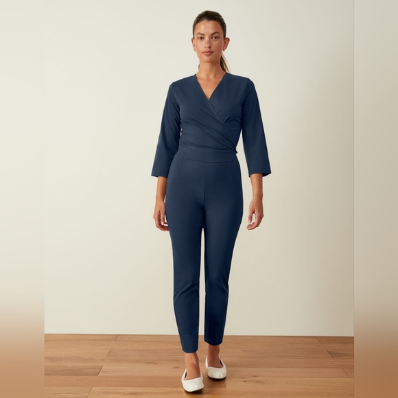 NWOT Aday Destination two-way navy jumpsuit - Picture 1 of 9